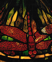 Red Dragonfly Reproduction Lamp