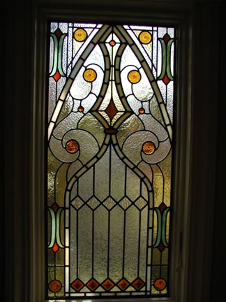 Visconti Stained Glass Bathroom Privacy Window